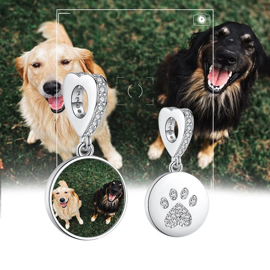 Customizable Amulet with Photo of a Pet Friend