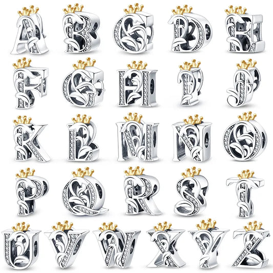 26 letters alphabet separator pendant charm